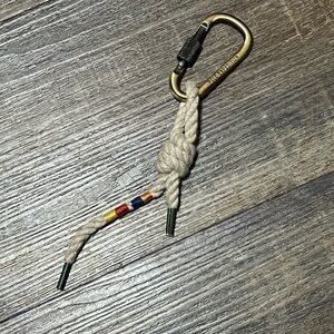 Polo Ralph Lauren Climbing Rope Belt/Accessory w/ Carabiner – One Size, New